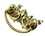 D. Lawless Hardware 2" Small Classic Victorian Bail Pull Solid Polished Brass