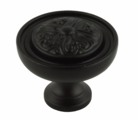 D. Lawless Hardware 1-3/16" Baroque Scroll Work Knob Oil Rubbed Bronze