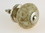 D. Lawless Hardware 1-1/2" Ceramic Knob White and Brown Speckles