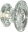 D. Lawless Hardware 2-1/8" Empire Style Pressed Glass Knob