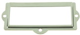 D. Lawless Hardware Nickel Plated Metal Label Holder - 3 1/2