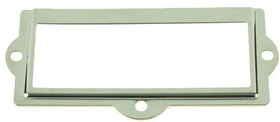 D. Lawless Hardware Nickel Plated Metal Label Holder - 3 1/2" (1037)