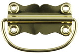 D. Lawless Hardware Polished Brass Chest Handle - 3 1/4