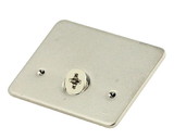 D. Lawless Hardware Chrome Strike Plate with Screw For Magnetic Catch 30 X 22mm DL-C1042-3022CP-WS