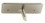 D. Lawless Hardware Chrome Strike Plate with Screw For Magnetic Catch 30 X 22mm DL-C1042-3022CP-WS