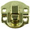 D. Lawless Hardware Brass Plated Mini Snap Catch - 1 1/8" x 1" DL-C1177-BP