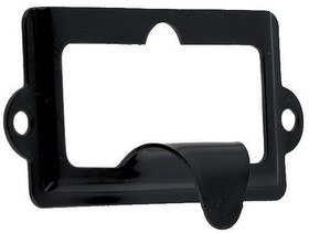 D. Lawless Hardware Black Cabinet Label Holder w/ Finger Pull - 2 1/2" (1300)