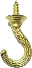 D. Lawless Hardware Fancy Cup or Key Hook 1-3/4" Brass Plated