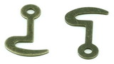 D. Lawless Hardware BAG OF 4 -  Small Antique Brass Box Hook Latch 1
