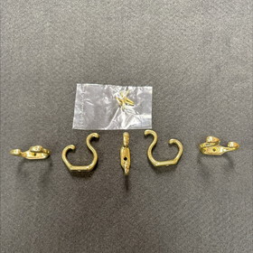 D. Lawless Hardware 5 Pack Hooks Small 1 3/8 x1 1/4"