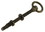 D. Lawless Hardware Dresser Mirror Hanger Bolt - 3-1/2" Long Bolt - Antique Brass DL-C567-312AB