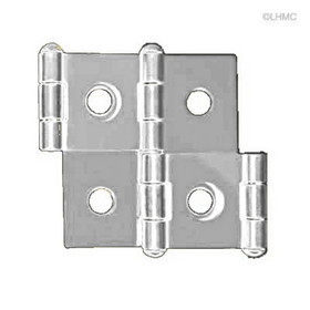 D. Lawless Hardware Double Acting Folding Screen Hinge For 3/4" Panel - Chrome DL-C869-NP
