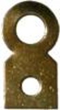 D. Lawless Hardware (12 Pack) Brass Plated Stamped Steel Hanger