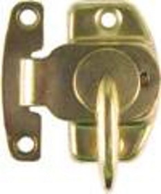 D. Lawless Hardware Brass Plated Steel Cam-Type Sash Lock