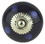 D. Lawless Hardware 1-1/2" Ceramic Knob Navy Blue with Light Blue Dots