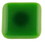 Design Studio 180 (9-PACK) 1-1/2" Handmade Glass Knob Green with Chrome