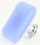 Design Studio 180 1-1/2" Handcrafted Glass Knob Light Blue with Chrome