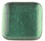 Design Studio 180 (3-PACK) 1-1/2" Handcrafted Glass Knob Mirrored Sea Green with Antique Brass