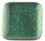 Design Studio 180 1-1/2" Handcrafted Glass Knob Mirrored Sea Green with Satin Nickel