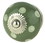 D. Lawless Hardware 1-1/2" Ceramic Knob Olive Green with Light Green Dots