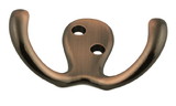 D. Lawless Hardware Venetian Bronze Two Prong Coat or Bath Hook DL-H315-VB