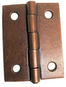 D. Lawless Hardware Butt Hinge 2" X 1-1/2" Copper Kettle Antique Copper DL- H537D-200LAC