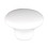 D. Lawless Hardware 1-1/2" Flatter Top Ceramic Knob White