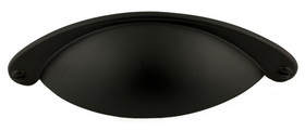 D. Lawless Hardware 2-1/2" Country Store Cup Pull Matte Black