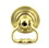 D. Lawless Hardware 1" Classic Style Small Ring Pull Polished Brass