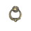 D. Lawless Hardware 1-5/8" Ring Pull with Plate Antique Brass