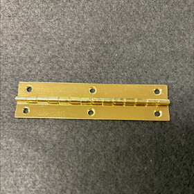 D. Lawless Hardware DL-PIANO-7518RBPSW Piano Hinge 3" x 3/4" Brass Plated Steel with Screws