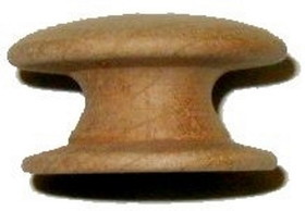 D. Lawless Hardware 1-1/2" Cherry Wide Base Wood Knob