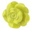D. Lawless Hardware 2-1/2" Ceramic Rose Flower Knob Yellow