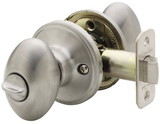Copper Creek Hardware Privacy Door Set - Egg Style - Satin Stainless - E Series - EK2030