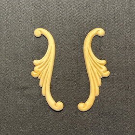 D. Lawless Hardware 5-1/2" x 1-3/4" Pair of Birch Wings