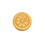 D. Lawless Hardware 1-5/8" x 1-5/8" Small Birch Flower Medallion