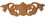 D. Lawless Hardware 10-1/2" x 3-1/2" Red Oak Wood Trim With Grapes