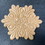 D. Lawless Hardware 4-15/16" x 4-3/8" Center Flower Oak Wood Medallion