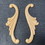 D. Lawless Hardware 5-1/2" x 1-3/4" Pair of Maple Wings