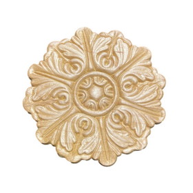 D. Lawless Hardware Maple Wood Applique - Large Medallion Accent 4-3/8"