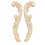 D. Lawless Hardware 9-7/8" x 2-5/8" Pair of Maple Wood Wing Appliques
