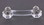 D. Lawless Hardware 3" Octagon Glass Pull Clear with Brushed Nickel