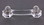 D. Lawless Hardware 3" Octagon Glass Pull Clear with Chrome