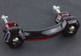 D. Lawless Hardware 3" Antique Glass Pull Ruby Red