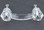 D. Lawless Hardware 3" Antique Glass Pull Clear