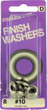 Hillman Stainless Steel Washers #10 Size 8-Pak H-06-4837-414