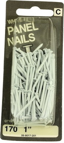 Hillman 1" White Panel Nails - 170 Pack