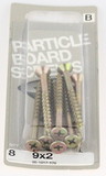 Hillman Particle Board Screws - 9 x 2 - 8 Pack (06-1817-176)