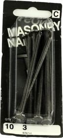 D. Lawless Hardware 3" Masonry Nails - 10 Pack H-970704