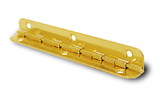 D. Lawless Hardware Piano Hinge - Stop 90 Degree - 75mm X 10mm -Mirror Polished Brass H11-PIANO-7510BP